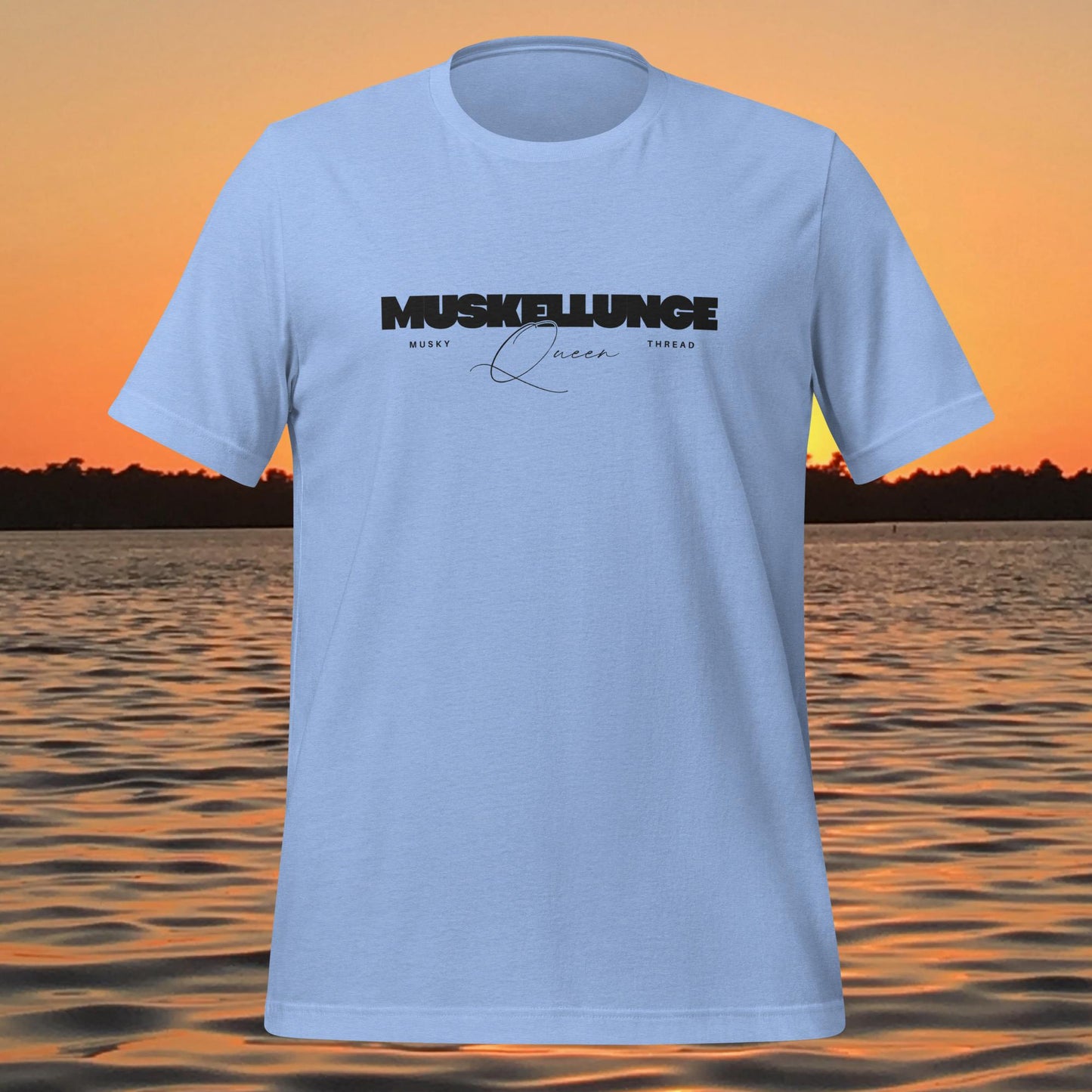 muskellunge queen women’s musky fishing shirt