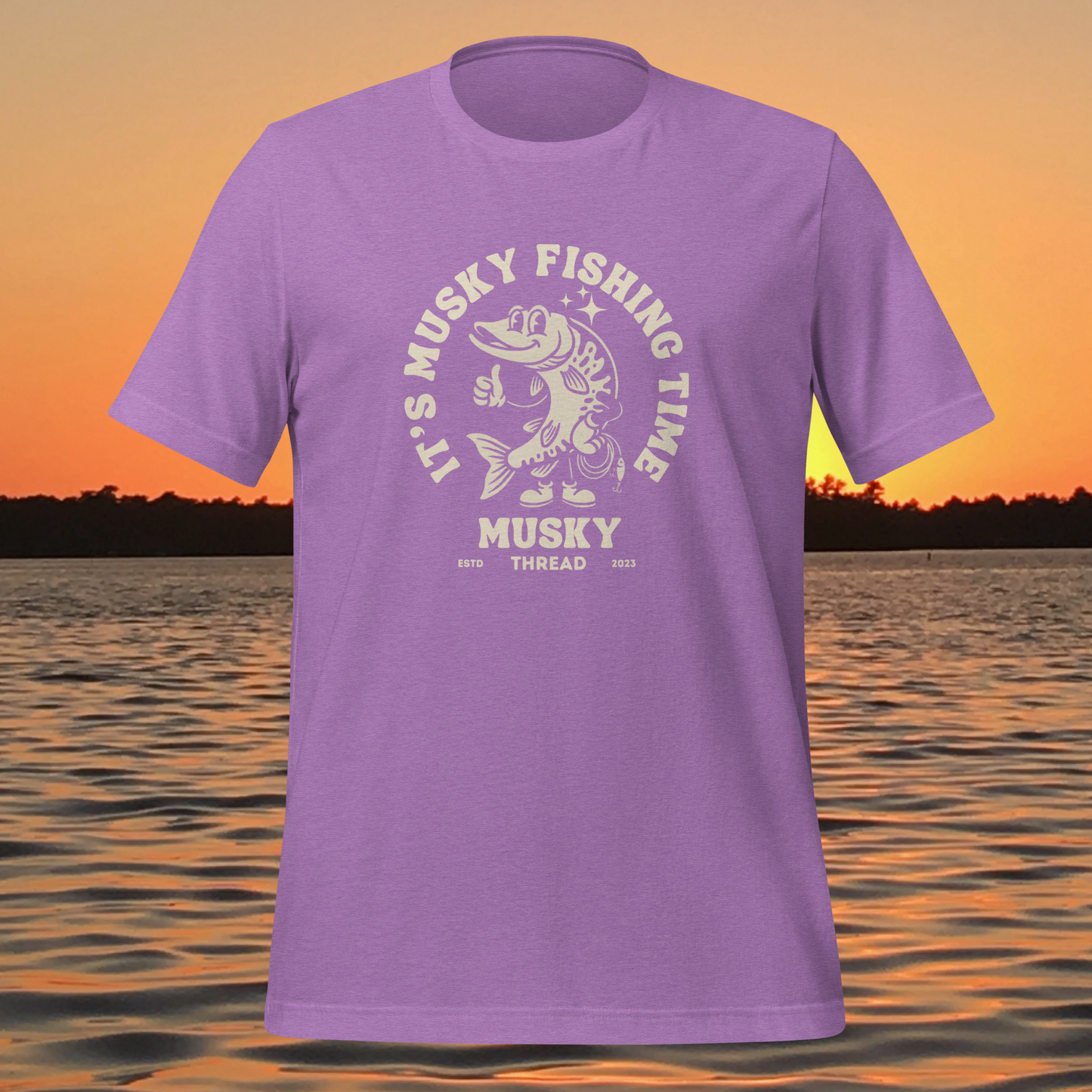 its musky fishing time women’s musky fishing shirt