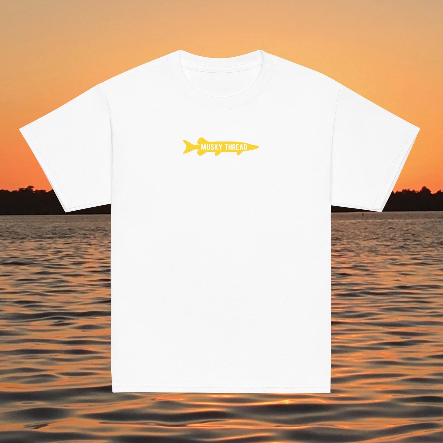 youth musky crew t shirt kids fishing apparel musky fishing design