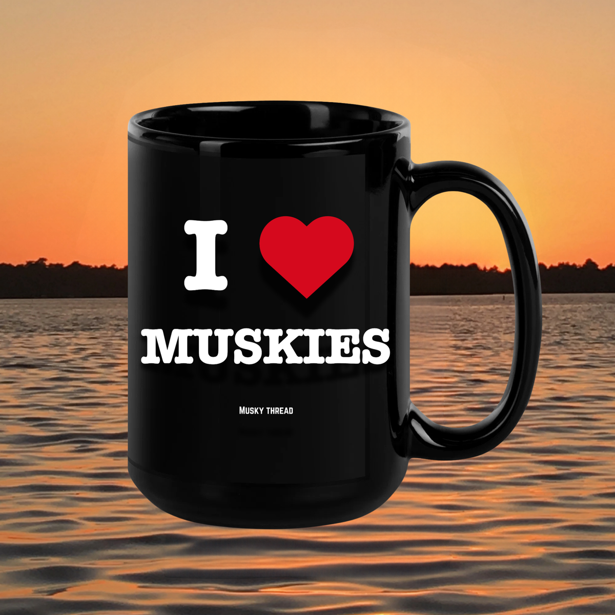 Black Glossy Mug