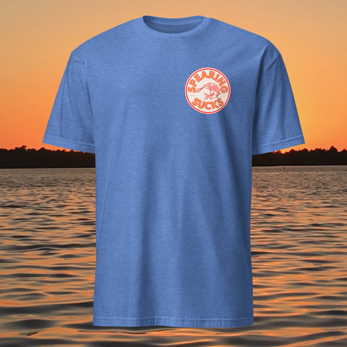 spearing sucks musky fishing shirt muskellunge anti spearing t shirt wisconsin fishing apparel
