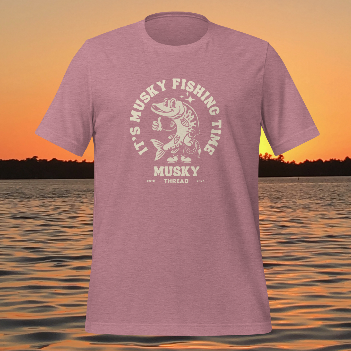 its musky fishing time women’s musky fishing shirt