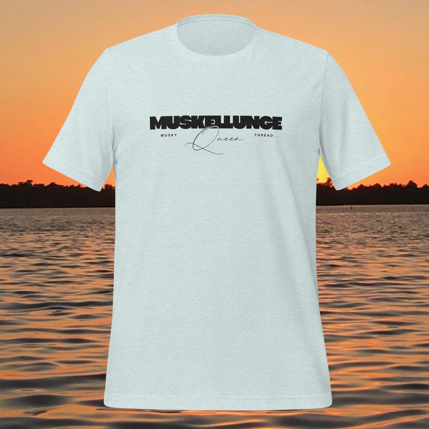 muskellunge queen women’s musky fishing shirt