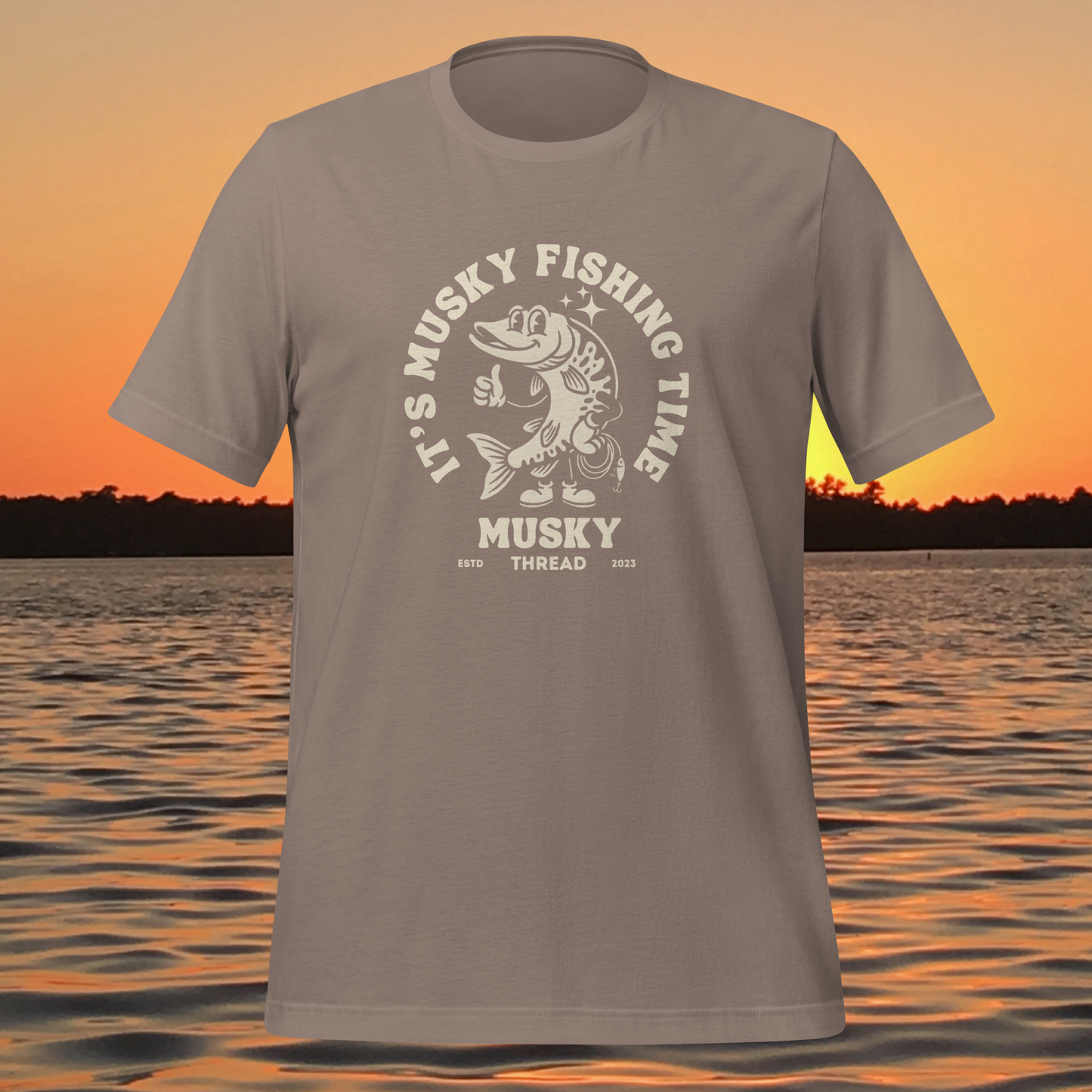 its musky fishing time women’s musky fishing shirt