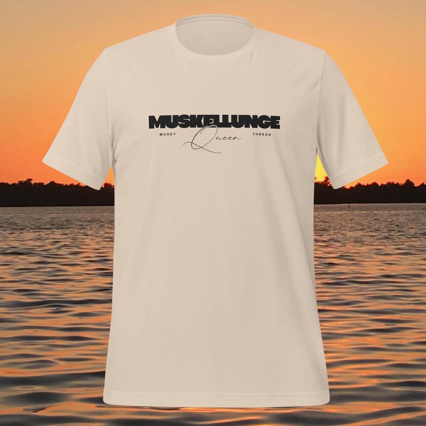 muskellunge queen women’s musky fishing shirt
