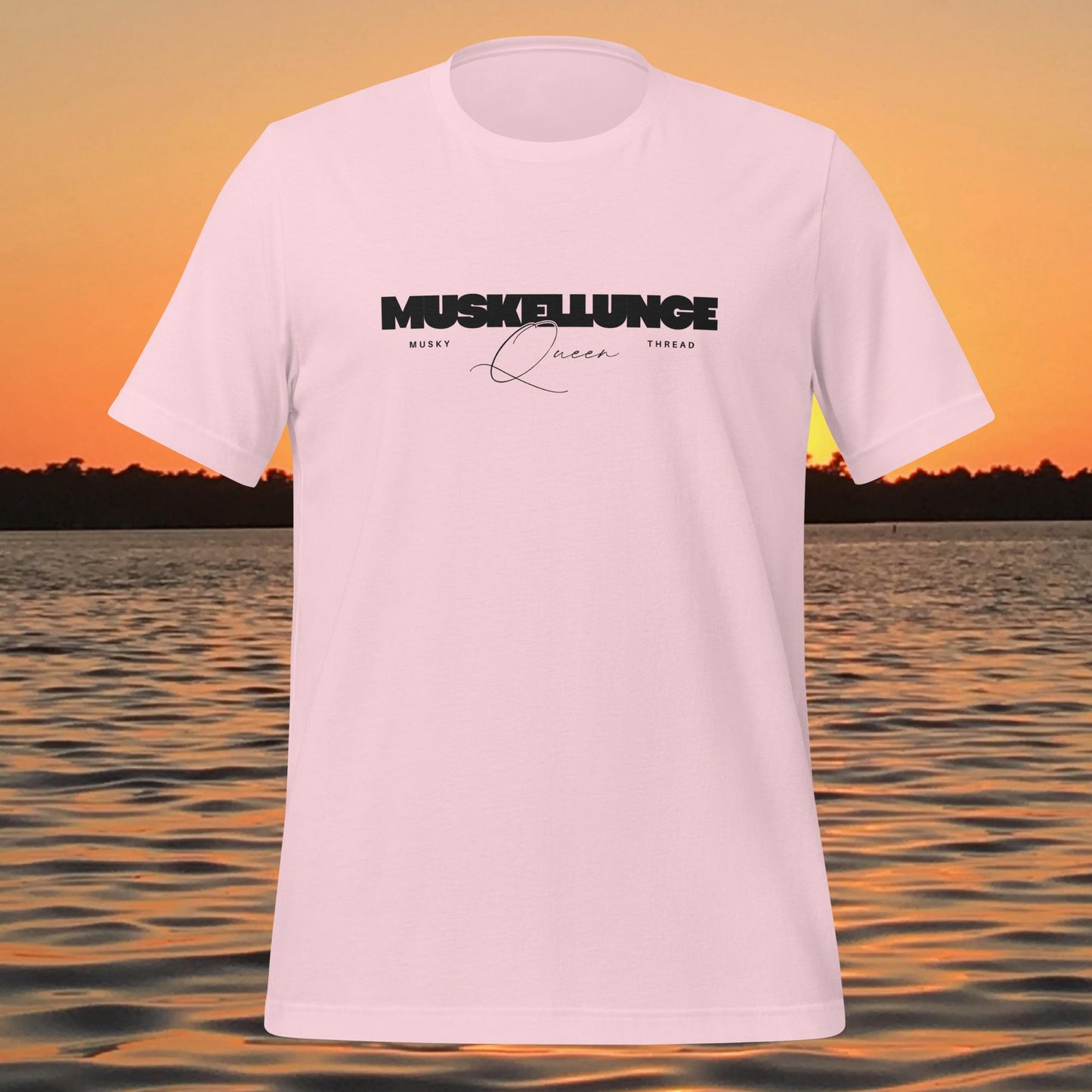 muskellunge queen women’s musky fishing shirt
