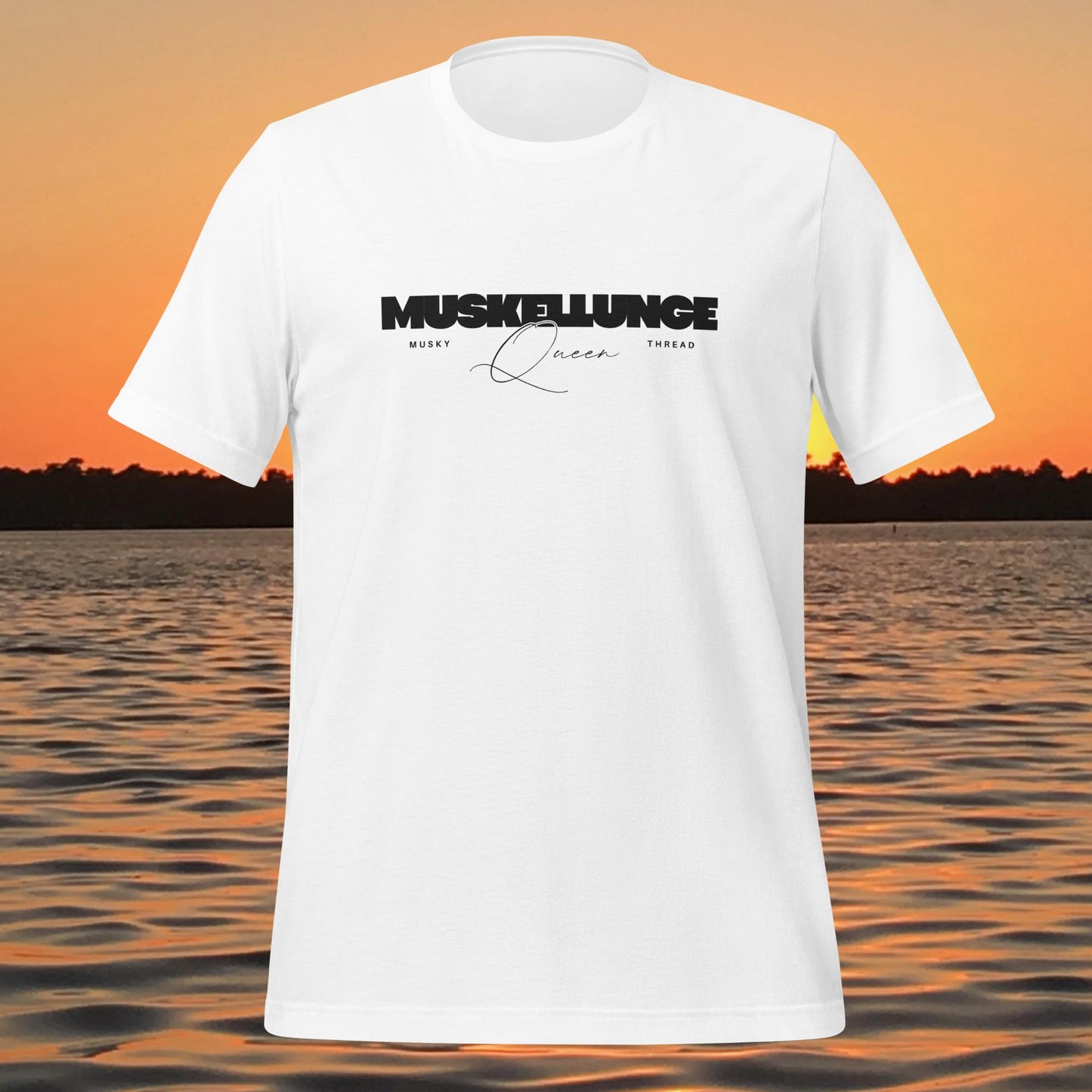 muskellunge queen women’s musky fishing shirt