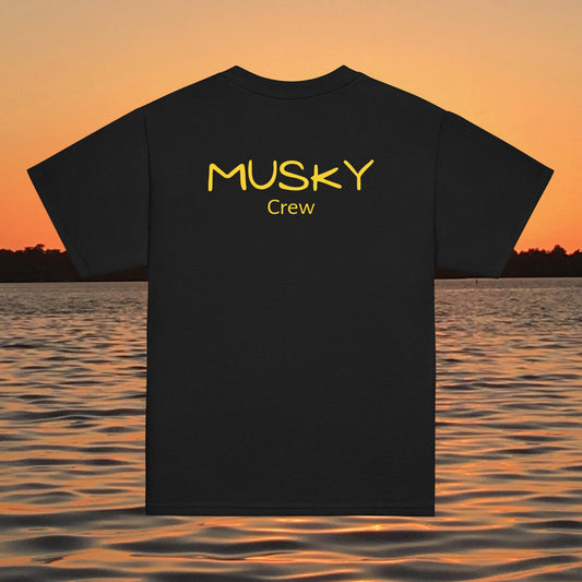 youth musky crew t shirt kids fishing apparel musky fishing design